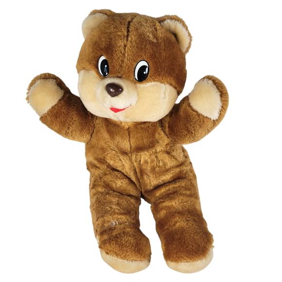 Vintage 1986 Shoney's Bear Plush 12" Stuffed Animal Red Shirt and Jeans Stuffie - Picture 7 of 11